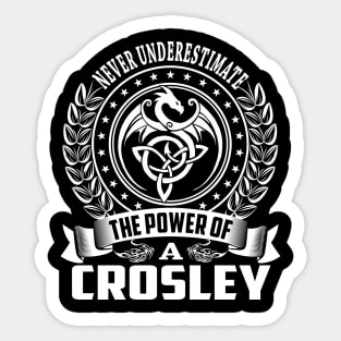CROSLEY Sticker